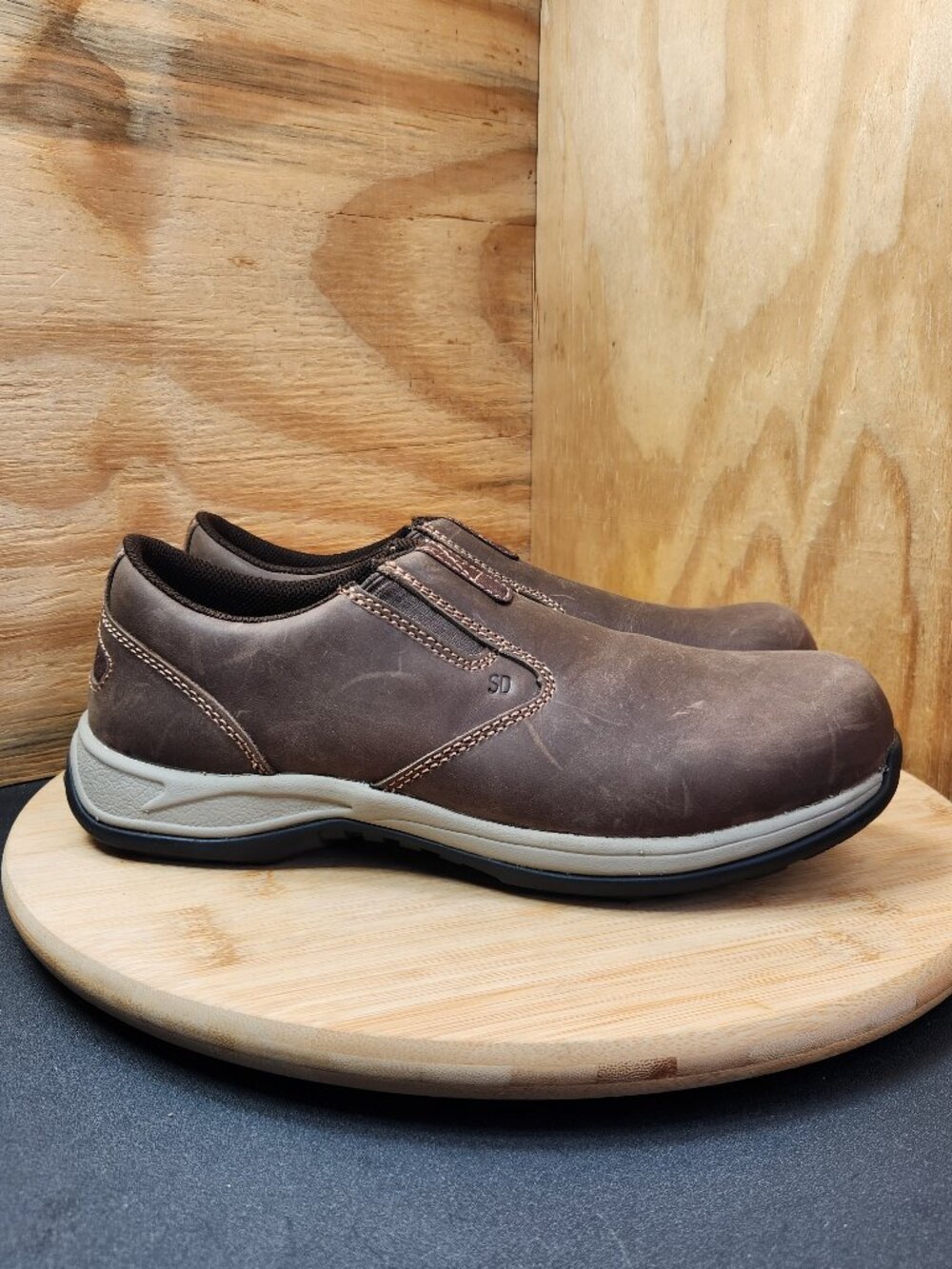 Red Wing 2308 ComfortPro Womens Brown Leather Slip On Work Shoes Size 8